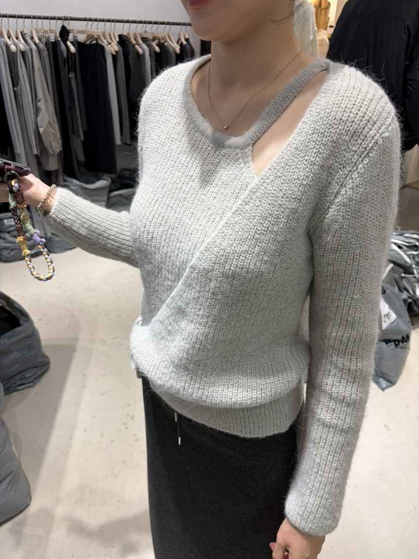 MOMENT東大門實拍女裝新款休閑熱賣人氣真品推薦時尚針織衫MOMENT/RECOVER針織衫