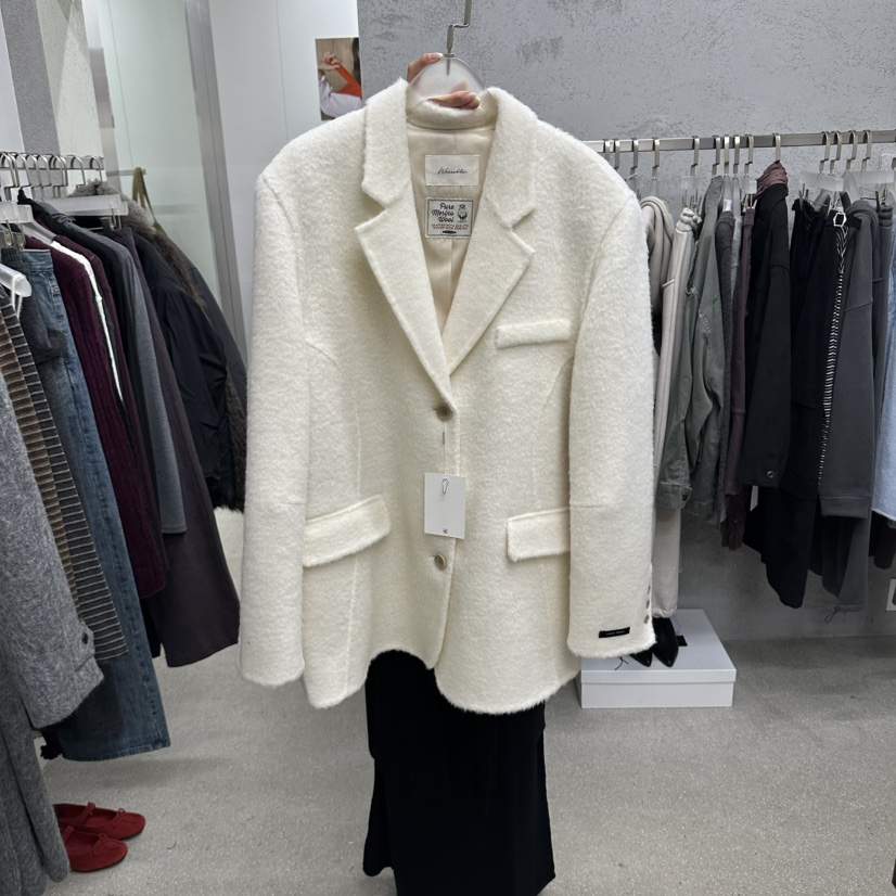 WEARABLE-L東大門代購女士新品休閑真品短款大衣手工制品WEARABLE短款大衣