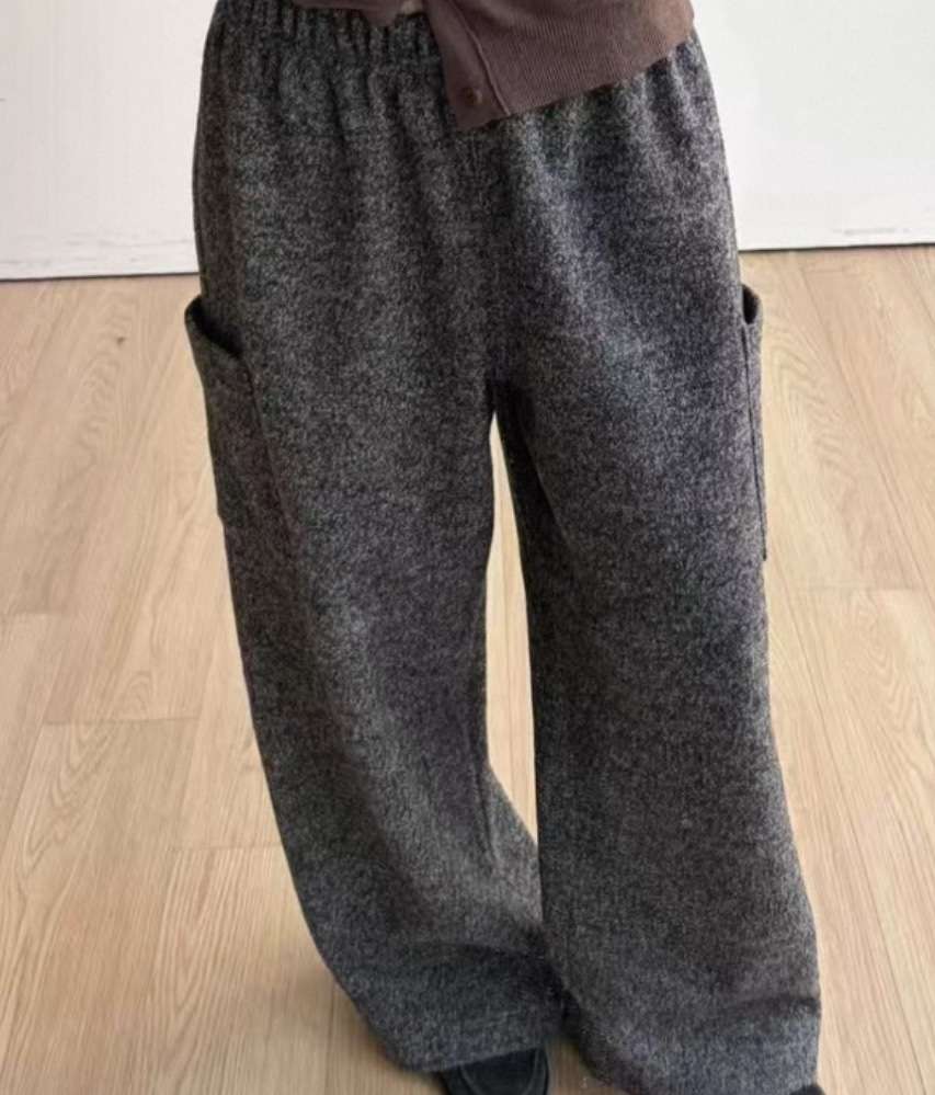 TAFFETA/MURET/ROBERTI東大門實拍女士新品人氣休閑褲口袋TAFFETA/MURET/ROBERTI休閑褲