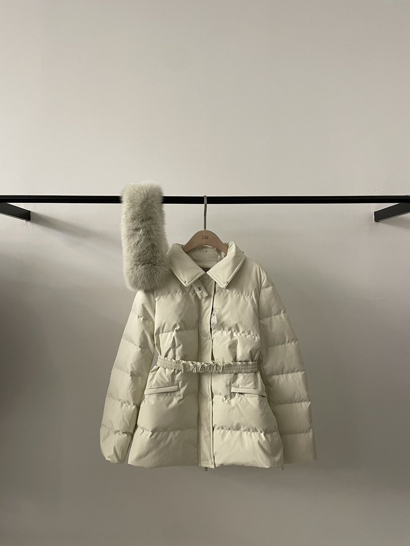 2DA/DARIMI-P東大門實拍女士新品人氣短款羽絨服毛領可拆可拆卸含腰帶鴨絨2DA/DARIMI-P短款羽絨服