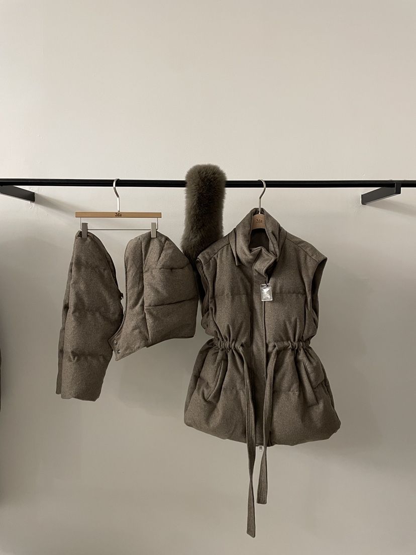 2DA/DARIMI-P東大門實拍女裝新品人氣短款羽絨服可拆卸圍巾鴨絨2DA/DARIMI-P短款羽絨服
