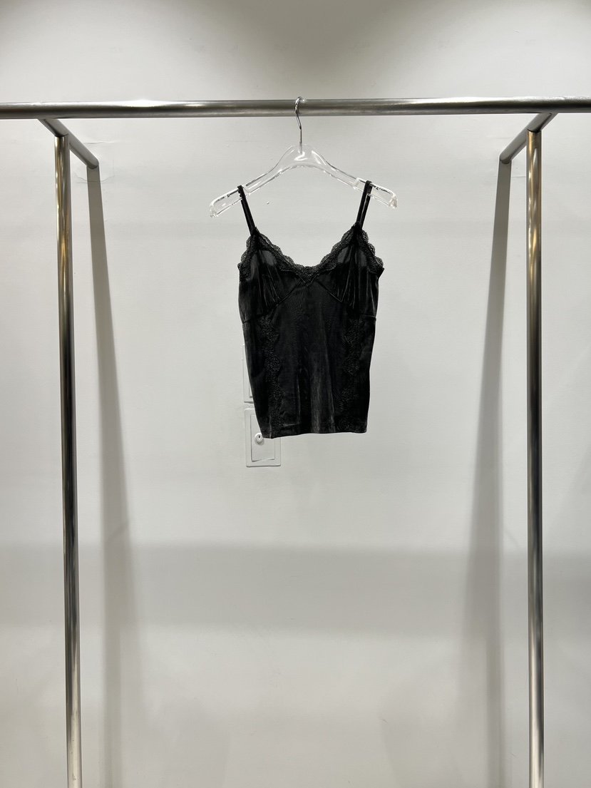CESTLAVIE東大門直郵女士新款推薦吊帶背心天鵝絨蕾絲無袖CESTLAVIE吊帶/背心