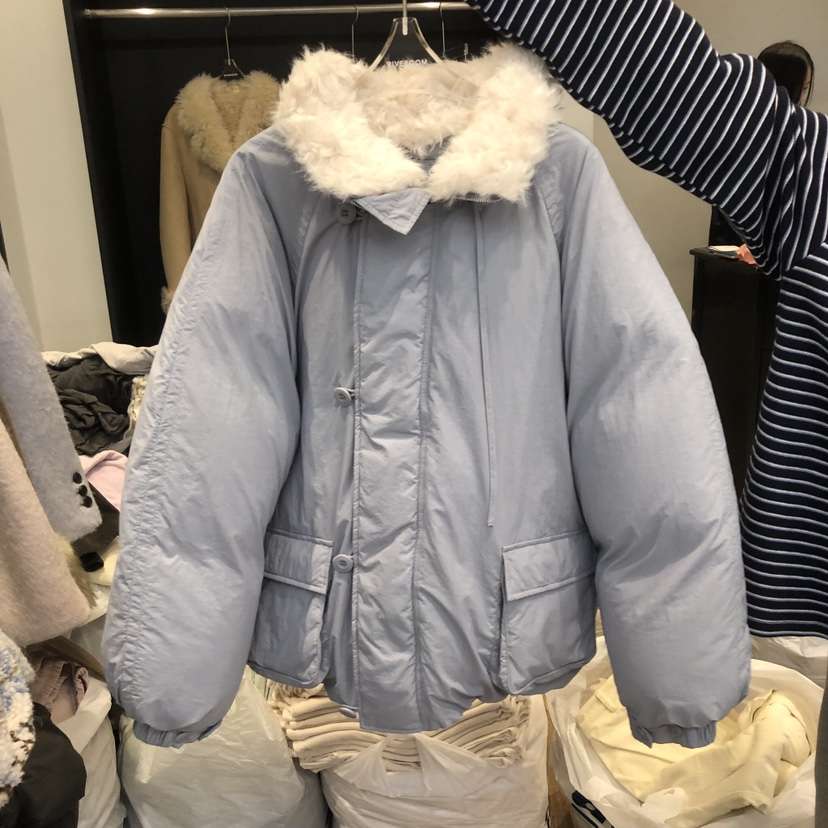 RIVEROOM東大門直郵女裝新款真品人氣推薦短款羽絨服鵝絨RIVEROOM短款羽絨服