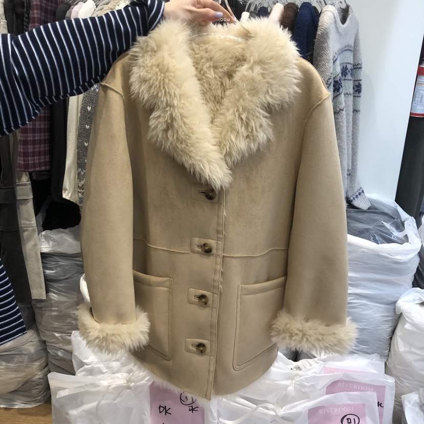 RIVEROOM韓國代購女裝新品人氣推薦熱賣時尚真品夾克兩面RIVEROOM夾克