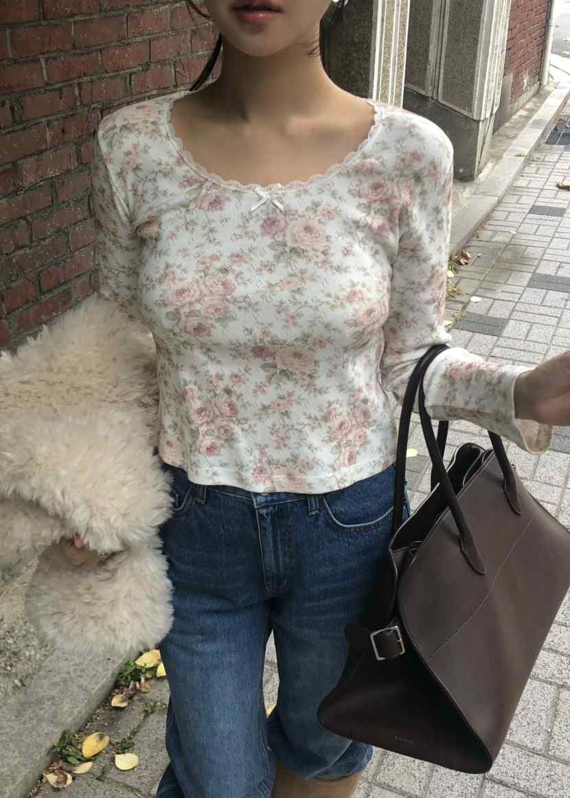 OUPPT韓國代購女裝新品真品熱賣推薦時尚人氣休閑長袖T恤OUPPT長袖T恤
