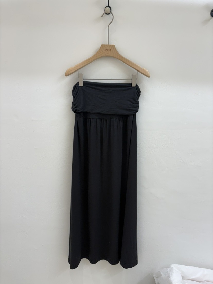 LANCH東大門實拍女士新品熱賣推薦人氣休閑時尚真品長裙褶皺LANCH長裙