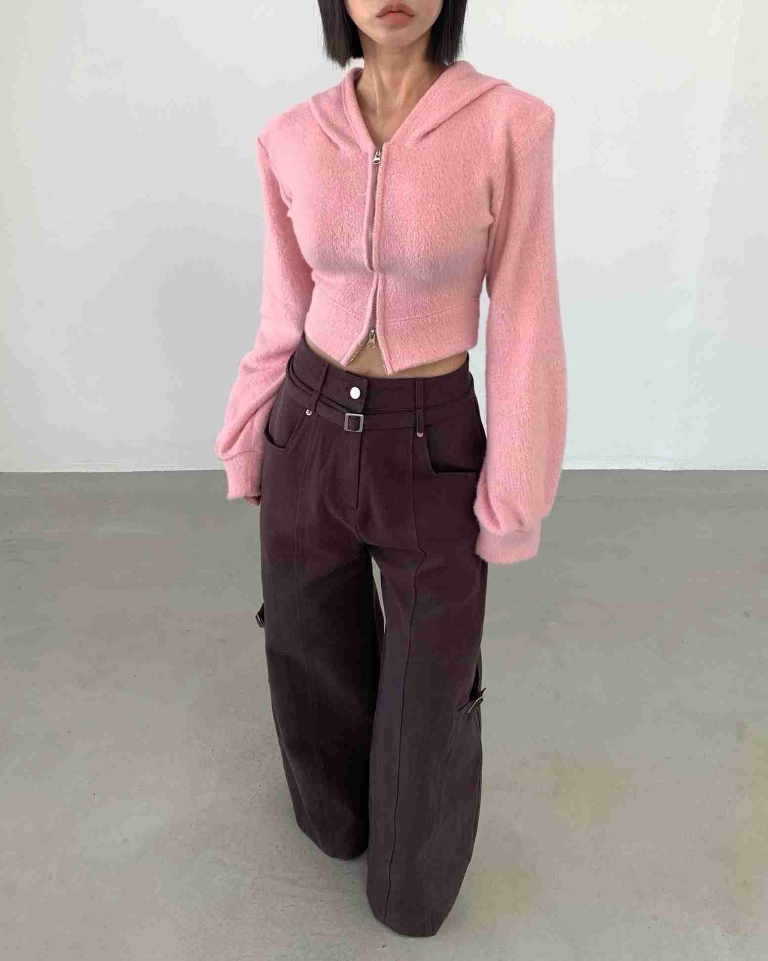 2TWO MOON東大門實拍女裝新品休閑真品熱賣開衫拉鏈連帽衫2TWO MOON開衫
