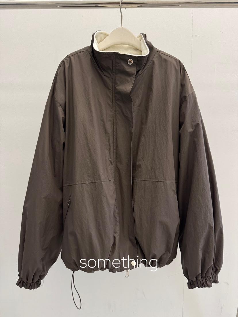 SOMETHING-L/FANCY韓國直郵女士新款時尚夾克兩面穿雙面SOMETHING-L/FANCY夾克
