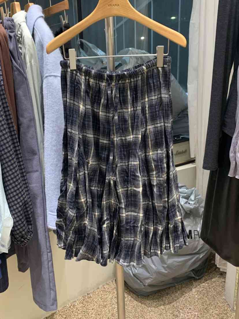 VAARA東大門代購女士新品時尚休閑真品人氣半身裙中短裙皺紋VAARA半身裙/中短裙