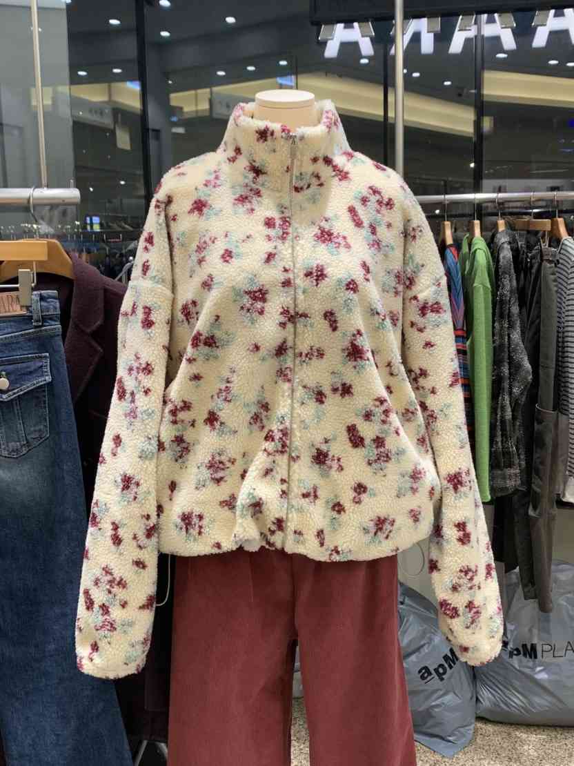 VAARA韓國直郵女士新品時尚休閑真品推薦人氣熱賣夾克花朵VAARA夾克