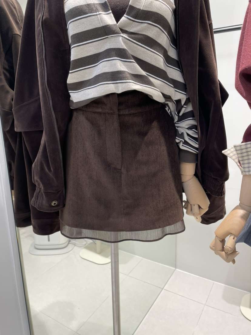 MUSK東大門代購女裝新品真品時尚人氣推薦熱賣裙褲天鵝絨MUSK裙褲