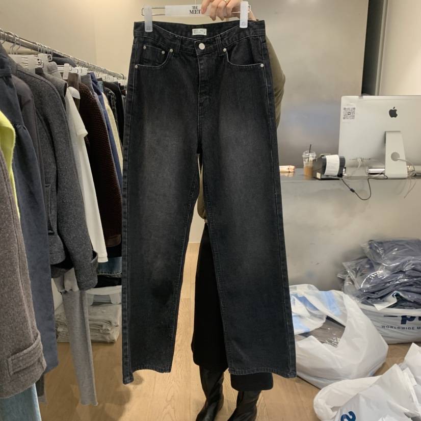 MEET ME東大門直郵女士新品人氣真品熱賣推薦牛仔褲羅紋Meet me牛仔褲