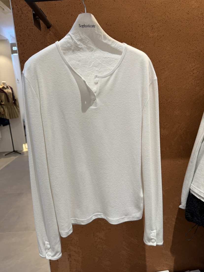 SOPHISTICATE韓國直郵女士新品推薦真品熱賣時尚休閑長袖T恤SOPHISTICATE長袖T恤