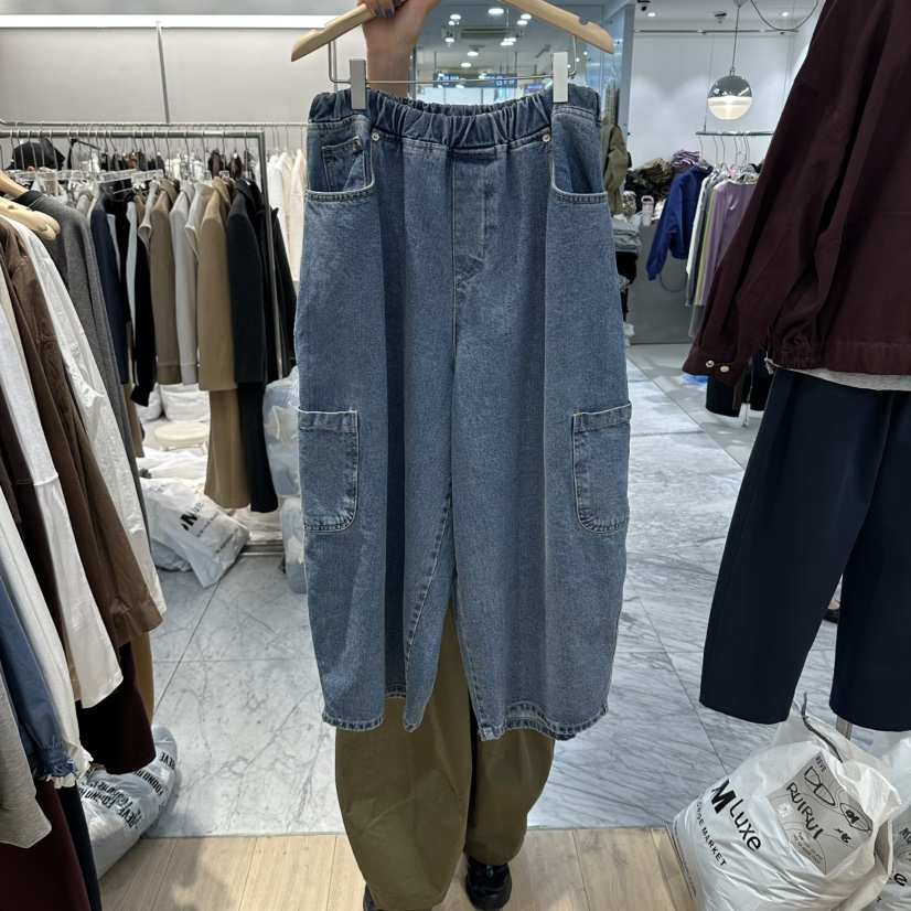 REVE-L東大門代購女士新款真品人氣時尚熱賣休閑職業牛仔褲REVE-L牛仔褲