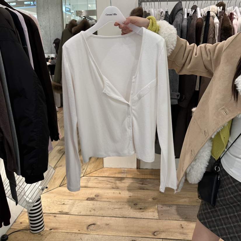 CREAM VILLA韓國直郵女裝新款職業開衫開衫CREAM VILLA開衫
