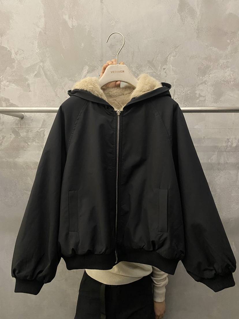 THE VETIVER-A東大門實拍女士新品推薦職業短款棉服翻領VETIVER短款棉服