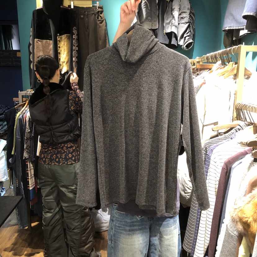 MERCI LINDA東大門實拍女士新品休閑真品長袖T恤高領長款MERCI LINDA長袖T恤
