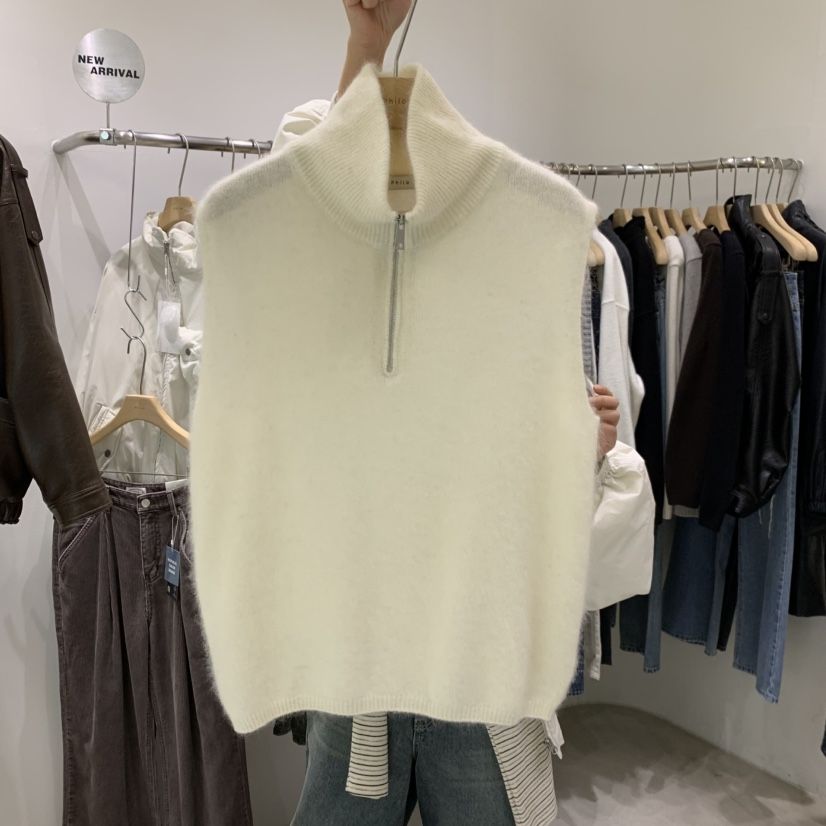 PHILO韓國直郵女裝新品熱賣真品職業休閑時尚吊帶背心羊絨PHILO吊帶/背心