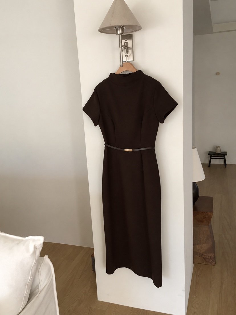 ANDYOUBROWN韓國代購女士新品真品職業推薦連衣裙不含腰帶ANDYOUBROWN連衣裙