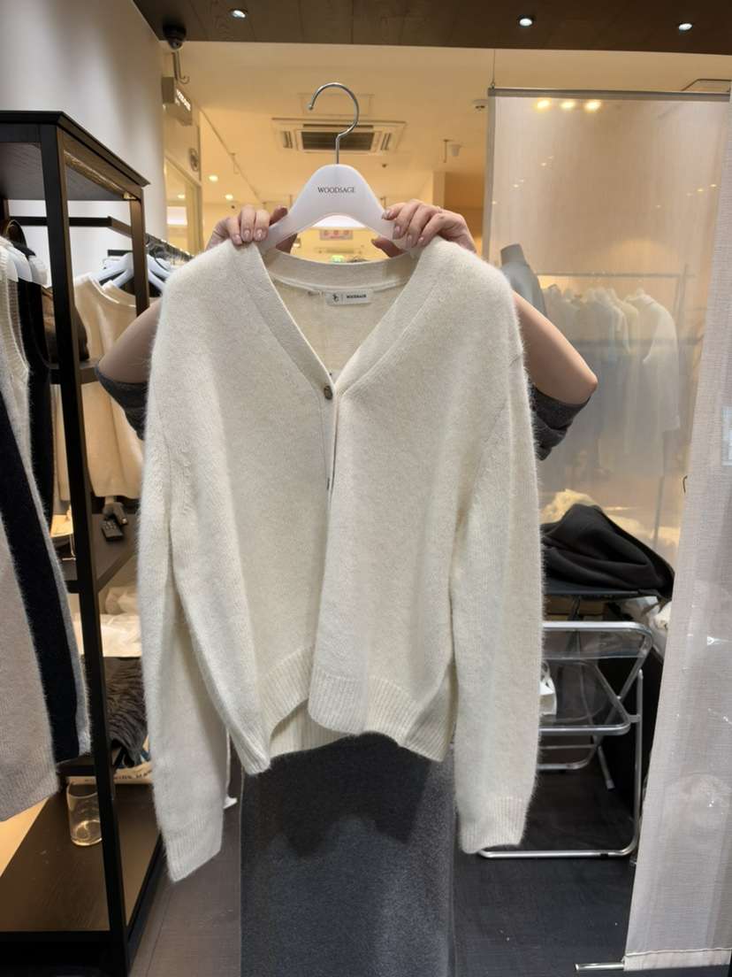 WOOD SAGE東大門代購女士新品時尚人氣休閑開衫狐貍浣熊WOOD SAGE開衫