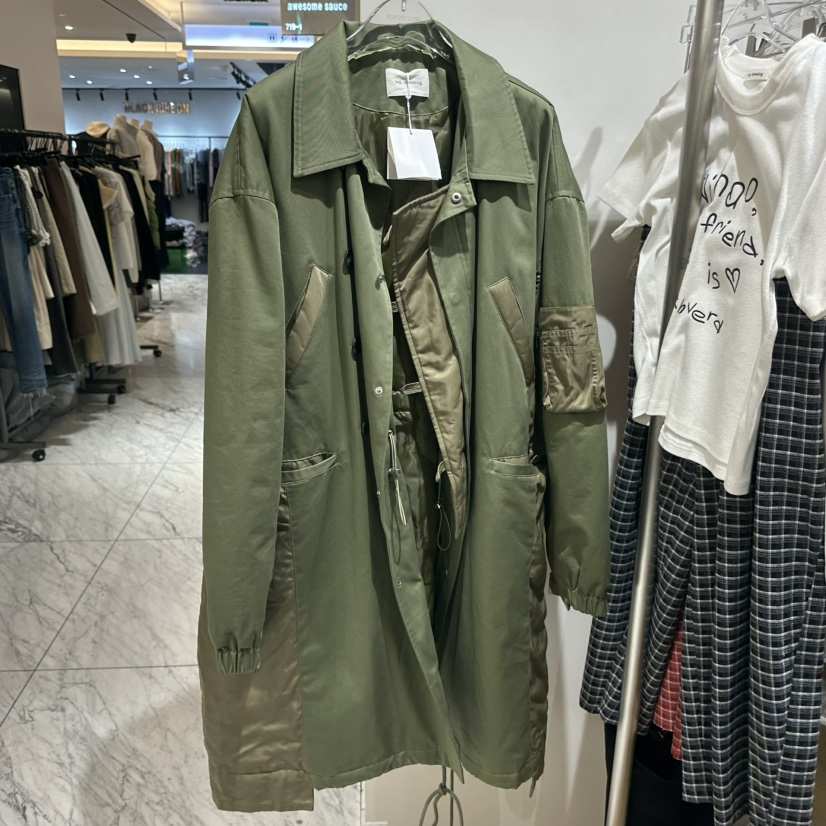 TOPDRESSING東大門代購女裝新品熱賣休閑推薦職業長款棉服棉TOPDRESSING長款棉服