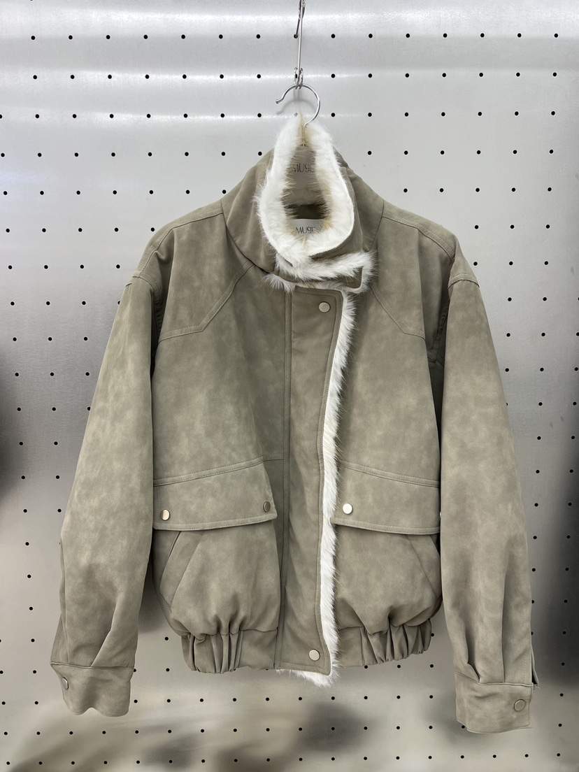 MUGE東大門直郵女裝新品真品人氣熱賣時尚推薦休閑夾克皮草MUGE夾克