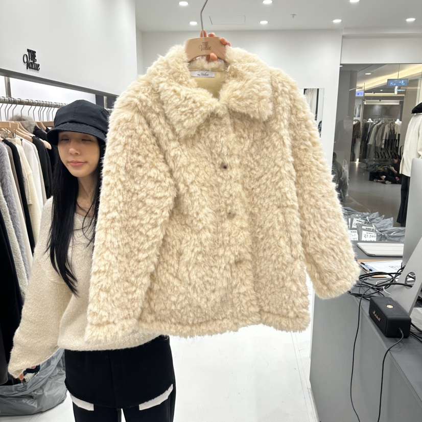 THE VALUE東大門直郵女士新品真品時尚推薦休閑夾克羊皮THE VALUE夾克