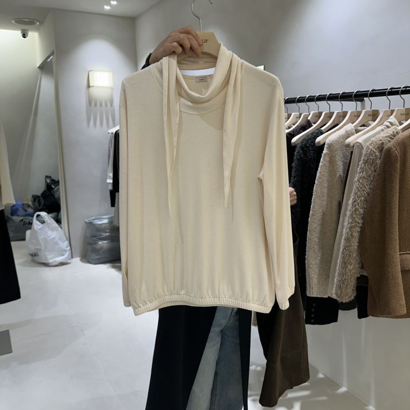 MILLIF東大門代購女裝新品休閑推薦熱賣時尚真品人氣長袖T恤MILLIF長袖T恤