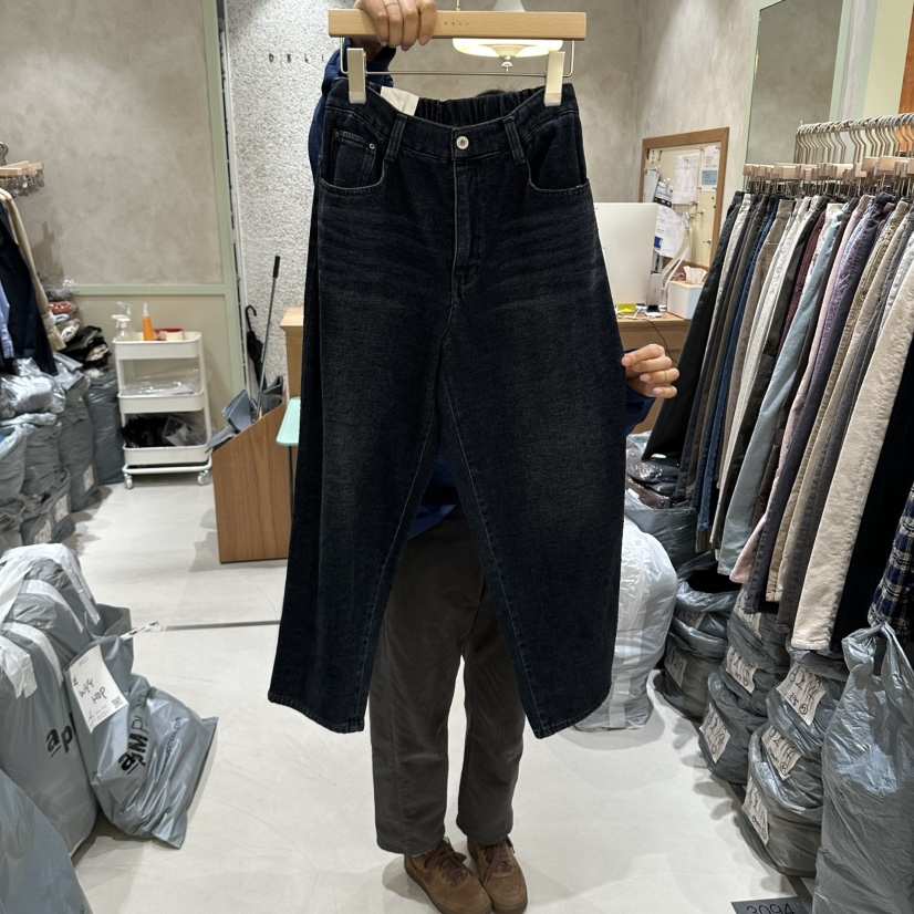 DELI JENNY韓國代購女士新款真品時尚休閑推薦熱賣牛仔褲DELI JENNY牛仔褲