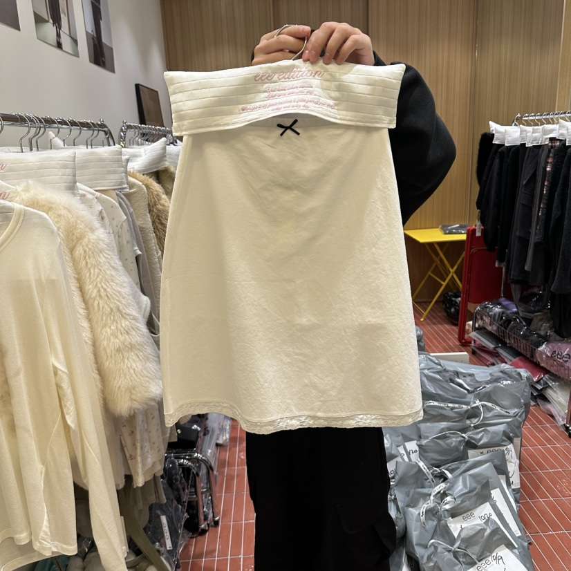 EEE韓國直郵女士新品時尚真品熱賣人氣半身裙中短裙蕾絲棉EEE半身裙/中短裙