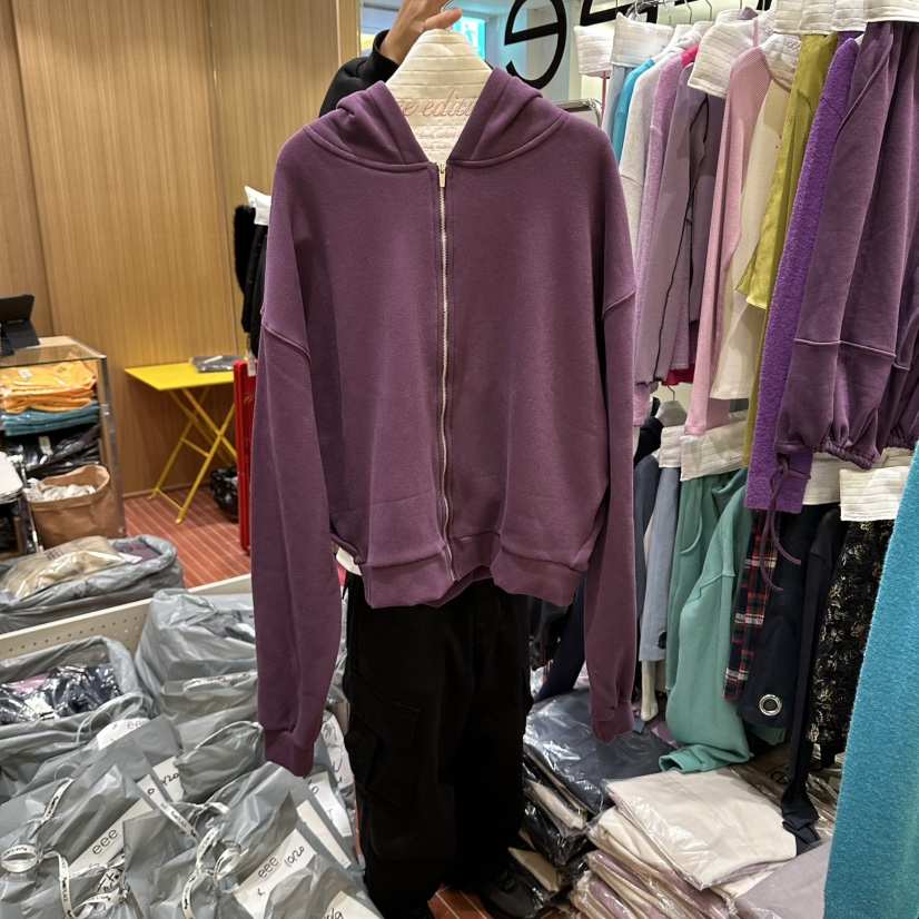 EEE韓國代購女裝新品人氣真品熱賣推薦衛衣連帽衫加絨抓絨EEE衛衣