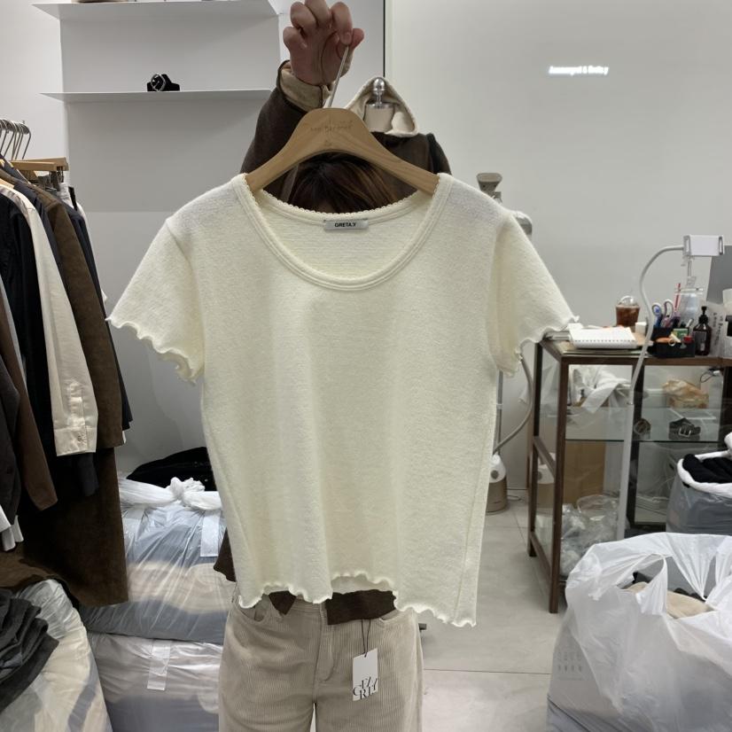 ANN MARGRET東大門代購女士新款休閑T恤刺繡GRETA.YT恤