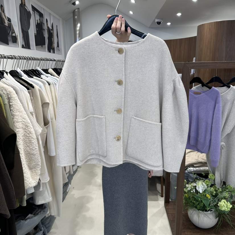 LE EDITION/LEBOENE/ANDYOUEDITION韓國代購女士新款熱賣短款大衣羽絨服羊絨LE EDITION/LEBOENE/ANDYOUEDITION短款大衣