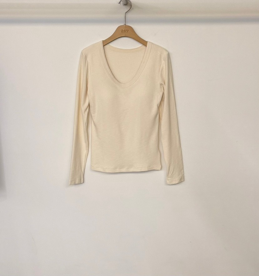 TWENTY FOUR SEVEN24-7韓國直郵女士新品真品休閑長袖T恤TEWNTY FOUR SEVEN24-7長袖T恤