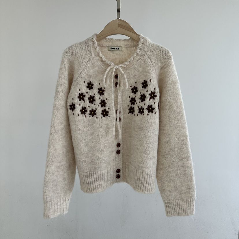 JENNY 1976東大門代購女士新品推薦人氣真品休閑開衫刺繡JENNY 1976開衫