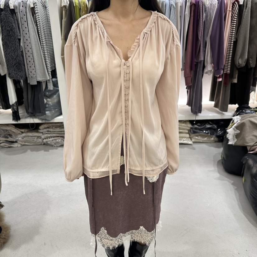 BERTHA韓國代購女裝新品休閑人氣推薦時尚真品襯衫蕾絲衫BERTHA襯衫/蕾絲衫