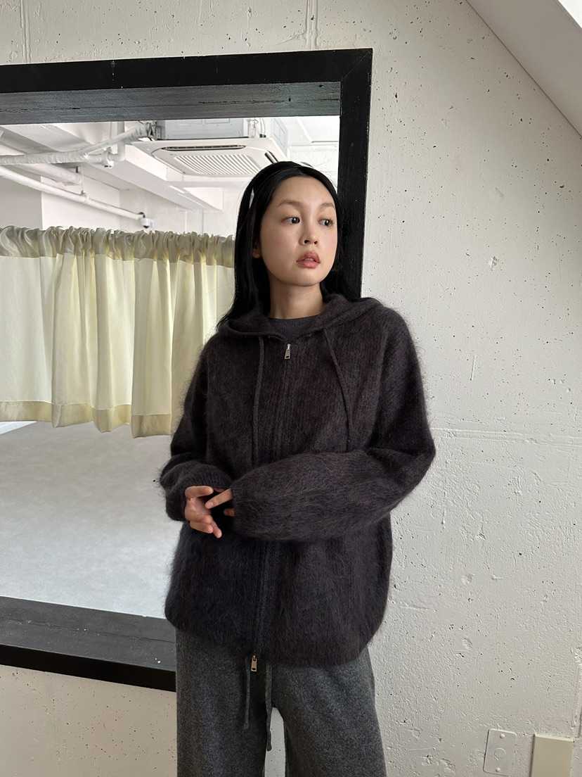 NDE東大門直郵女裝新品人氣休閑職業熱賣針織衫拉鏈連帽衫BOHEME_NDE針織衫