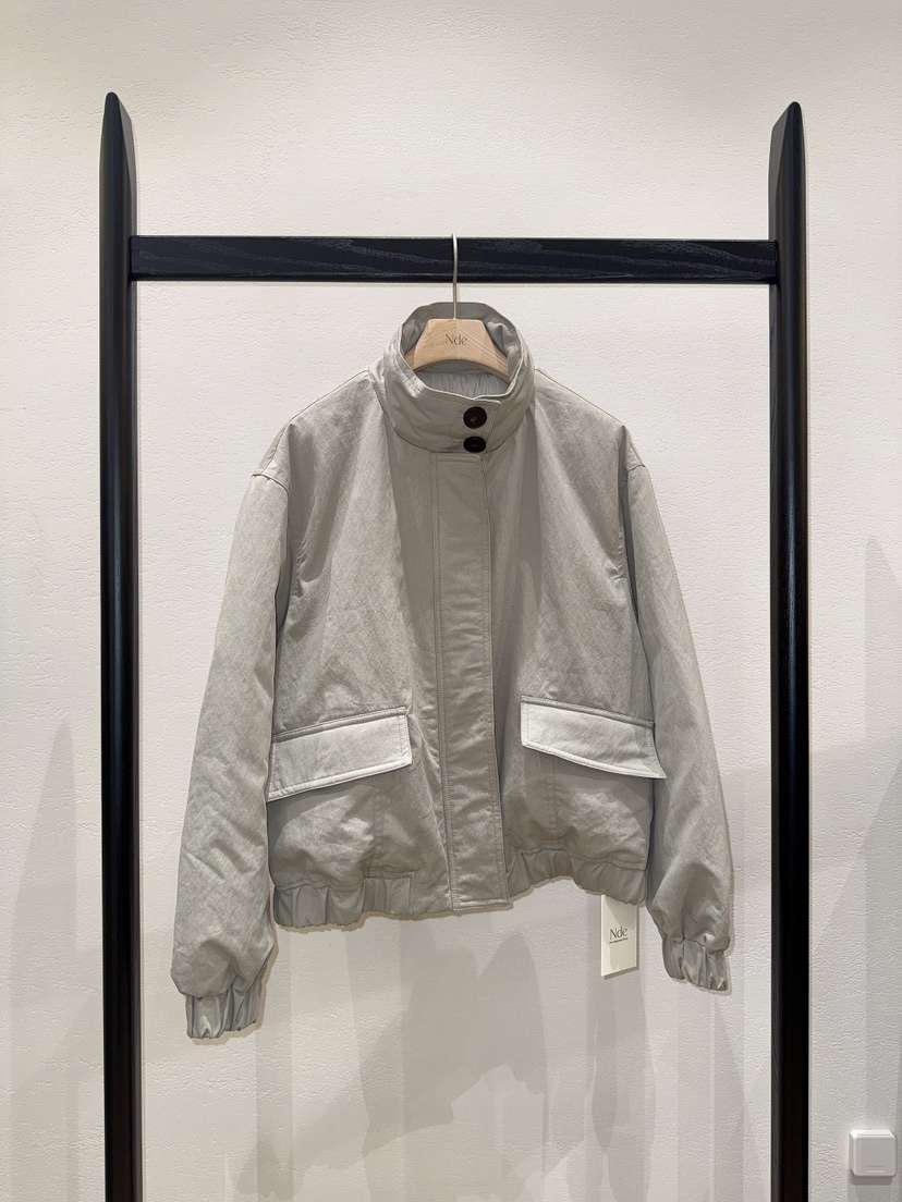 NDE東大門代購女裝新款人氣推薦熱賣時尚職業休閑短款棉服BOHEME_NDE短款棉服