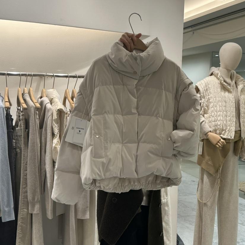 BLUEI-D/N SHARP東大門代購女裝新品真品短款羽絨服可拆卸鵝絨Blue i-d/N SHARP短款羽絨服