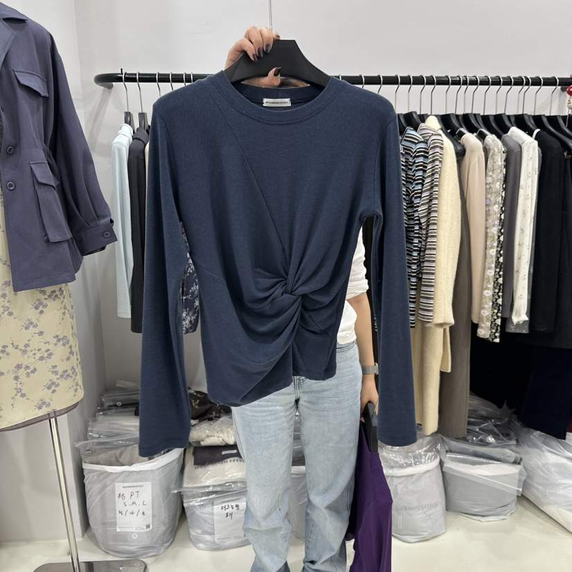 MUSHROOM EFFECT東大門代購女裝新品休閑人氣真品長袖T恤MUSHROOM EFFECT長袖T恤