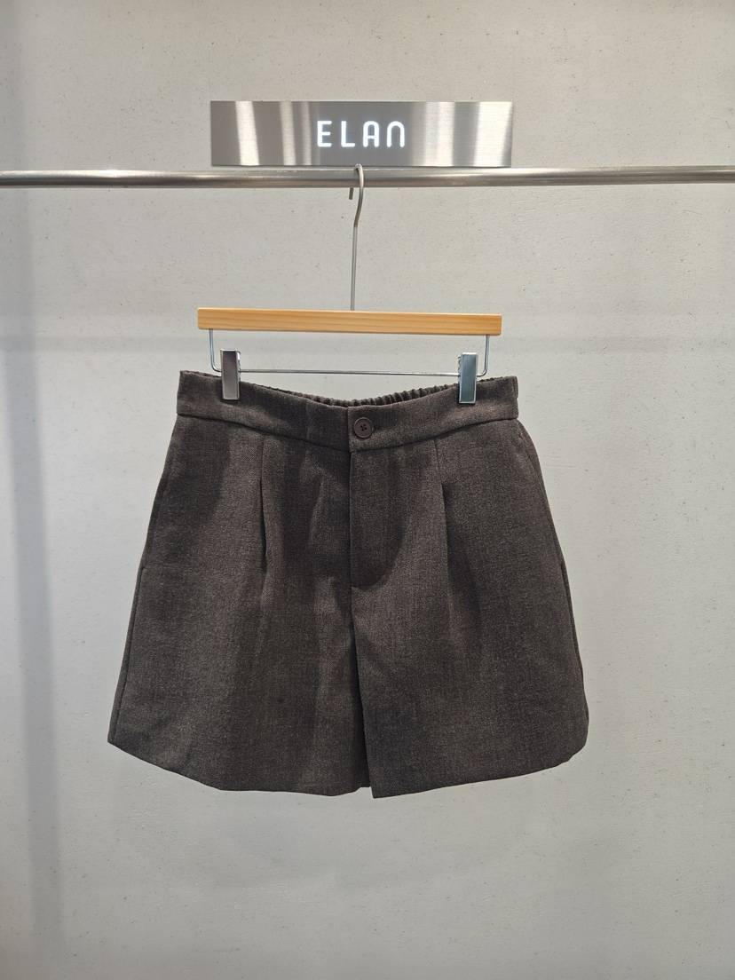 ELAN韓國代購女裝新款真品人氣休閑時尚推薦熱賣短褲褶裥ELAn短褲