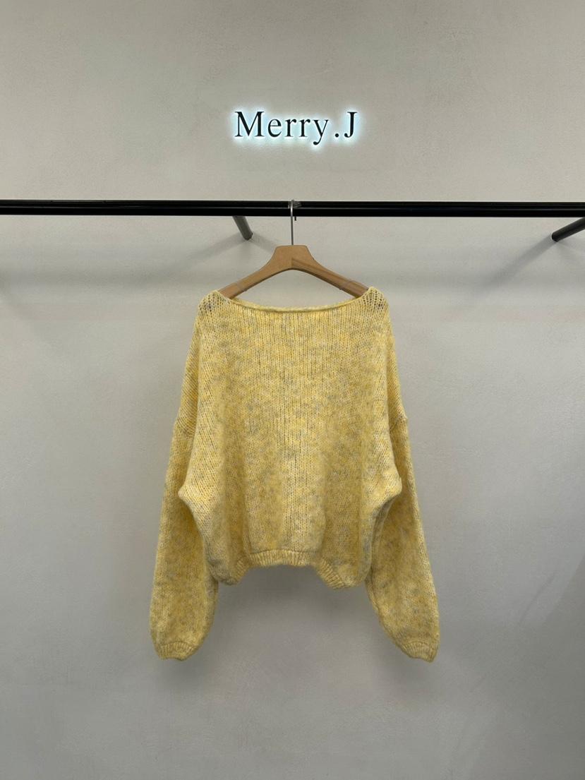 MERRY-J韓國直郵女士新品人氣熱賣時尚真品休閑針織衫柔軟MERRY-J針織衫