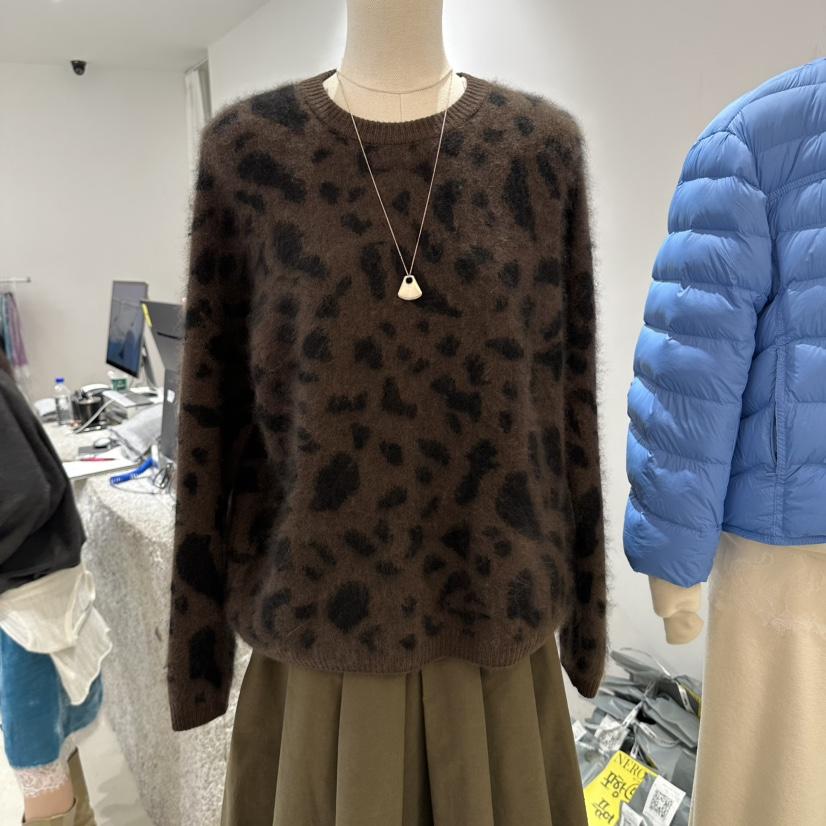 NEROLI 36東大門實拍女裝新品人氣休閑熱賣毛衣羊絨豹紋NEROLI 36毛衣