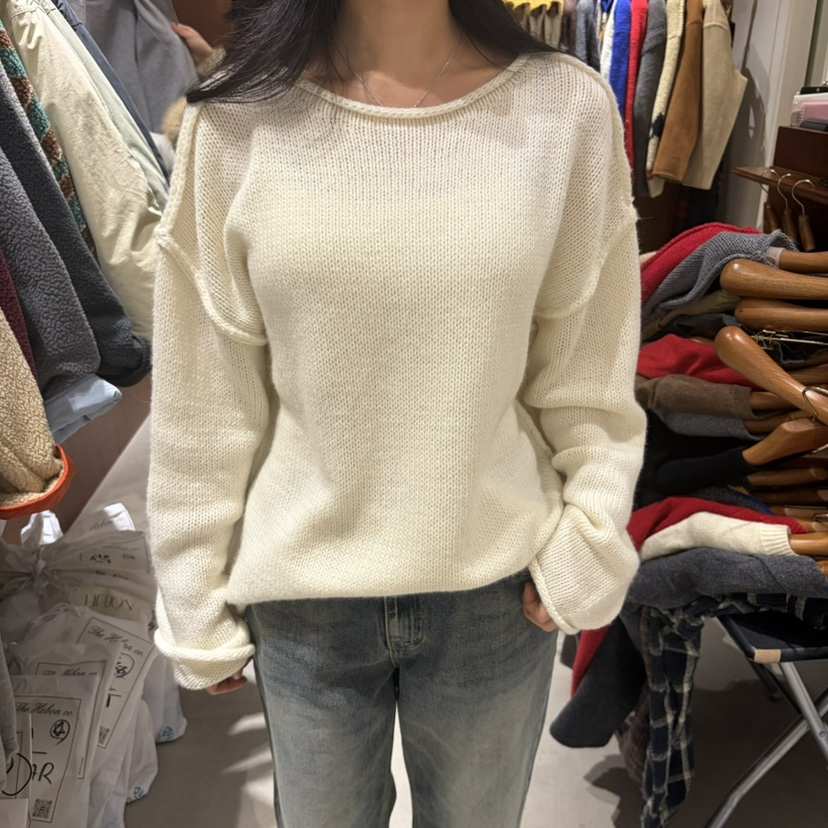 HEBON東大門實拍女裝新款人氣真品推薦休閑時尚熱賣毛衣羅紋HEBON毛衣