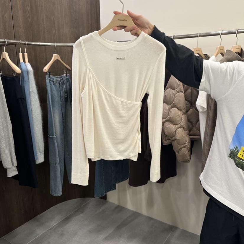 URBANSTORY/REMAKING東大門代購女士新品休閑熱賣長袖T恤Remaking/URBANSTORY長袖T恤