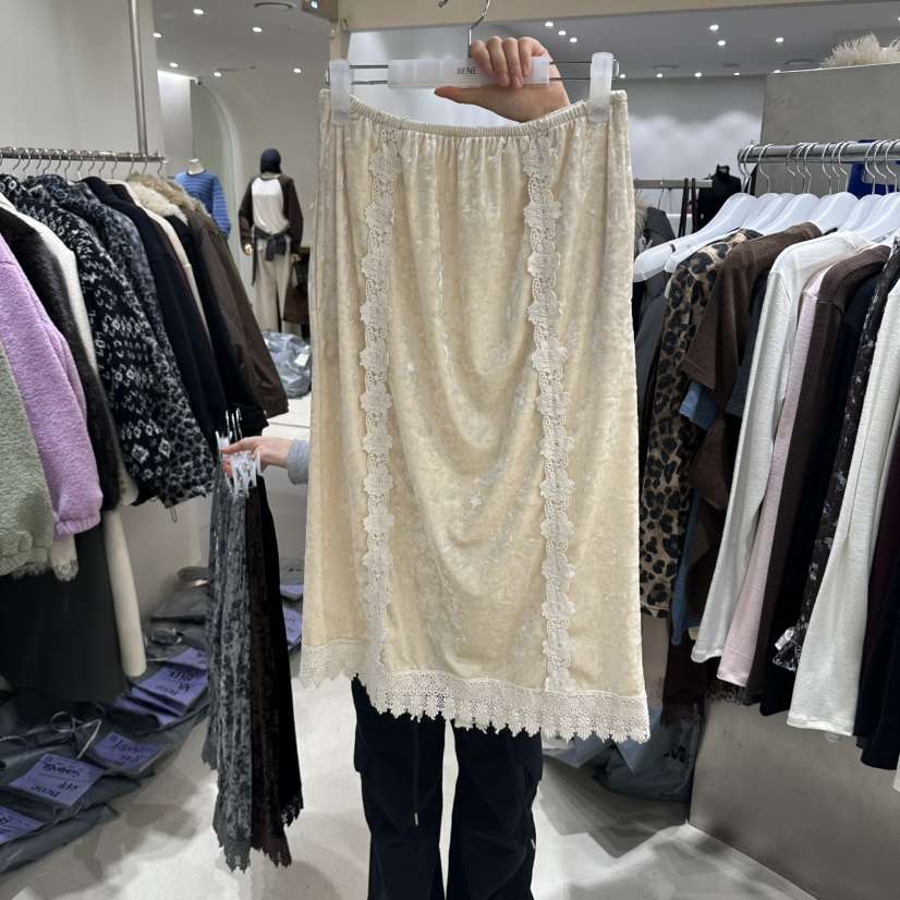 BENE東大門代購女裝新品休閑推薦時尚人氣真品熱賣長裙絨SHOP BENE_Bene長裙