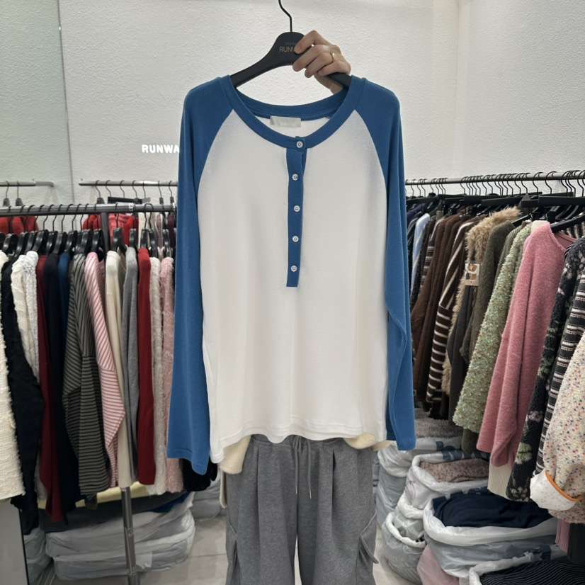 RUNWAY-런웨이韓國代購女士新品人氣熱賣推薦時尚長袖T恤RUNWAY長袖T恤