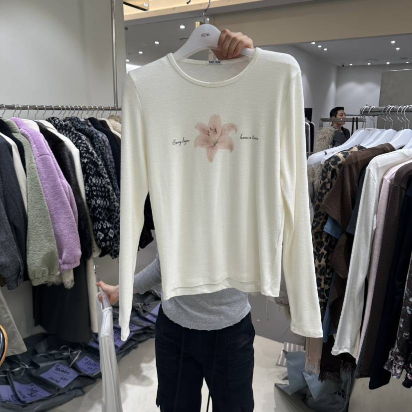 BENE韓國直郵女裝新品推薦人氣時尚休閑真品熱賣長袖T恤SHOP BENE_Bene長袖T恤