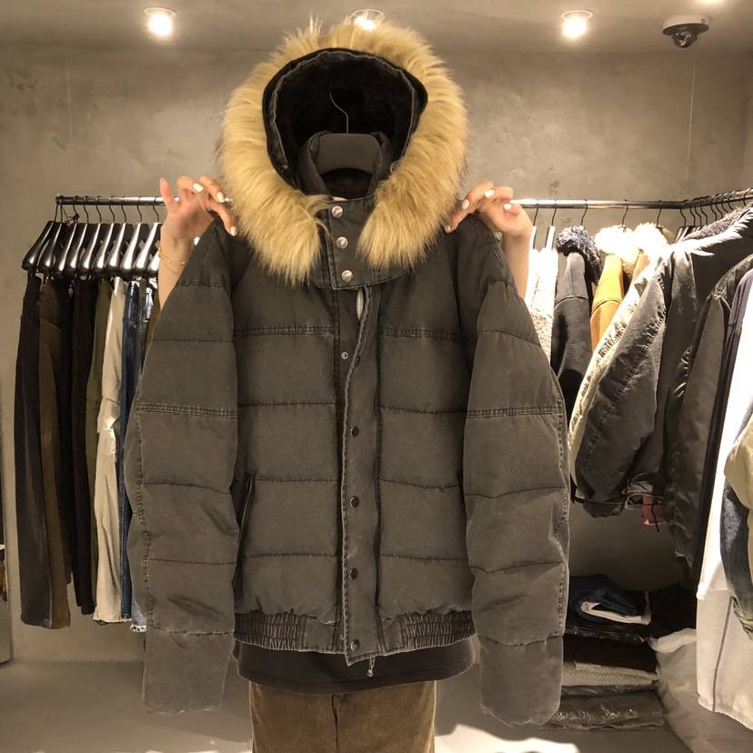 BALLOW STUDIO東大門實拍女裝新品真品短款羽絨服羽絨服浣熊鴨絨BALLOW STUDIO短款羽絨服