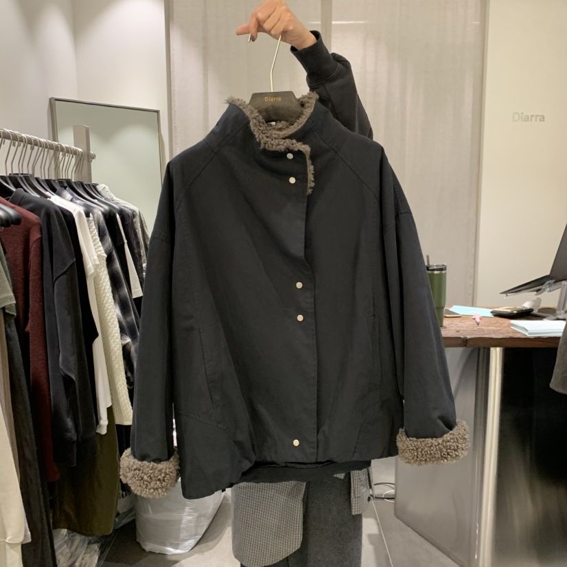 DIARRA韓國直郵女裝新款人氣休閑熱賣時尚推薦短款棉服夾棉Diarra短款棉服